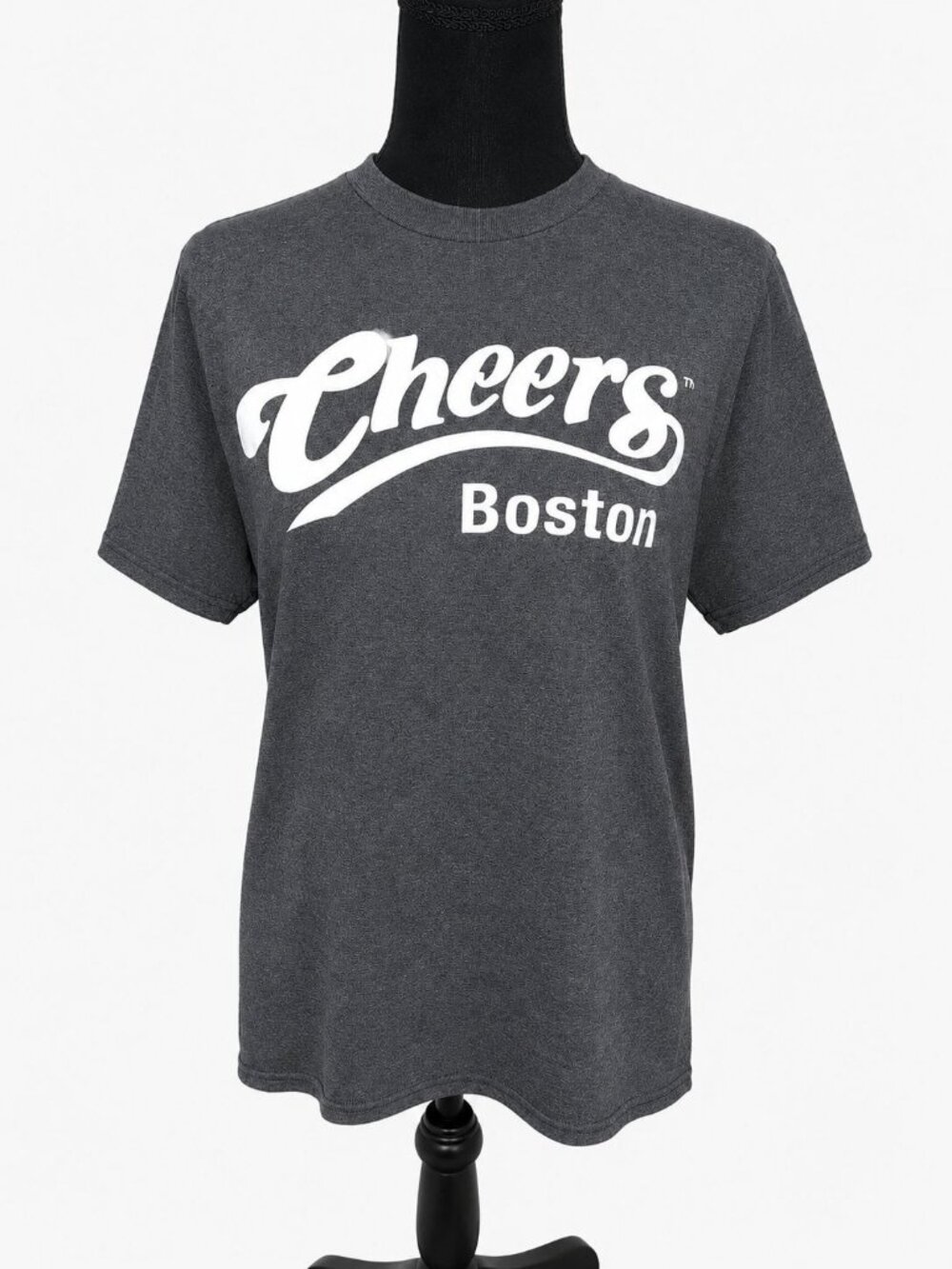 Cheers Boston T Shirt Delta Pro Weight Gray Mens Size M TV Show Promo